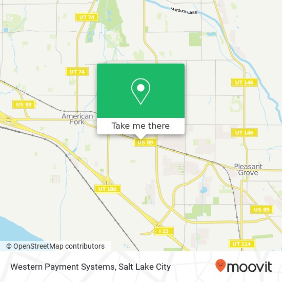 Mapa de Western Payment Systems