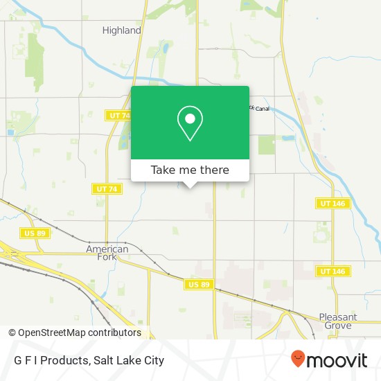 G F I Products map