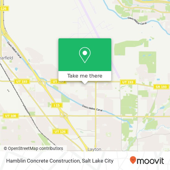 Mapa de Hamblin Concrete Construction