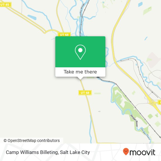 Mapa de Camp Williams Billeting