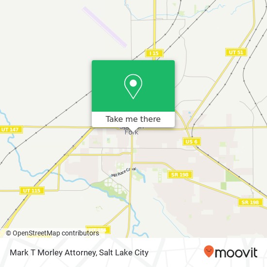 Mark T Morley Attorney map