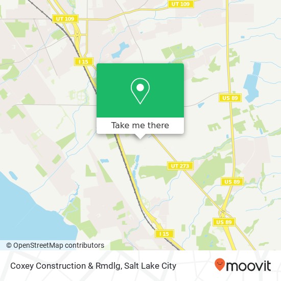 Mapa de Coxey Construction & Rmdlg