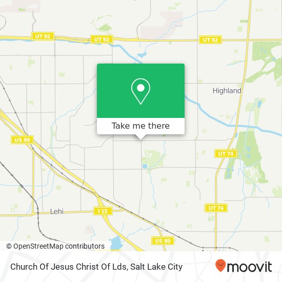 Church Of Jesus Christ Of Lds map