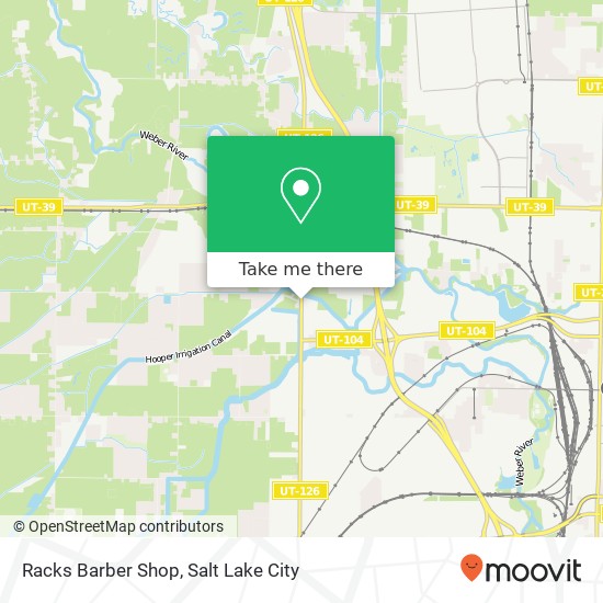 Racks Barber Shop map