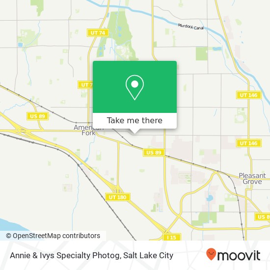 Annie & Ivys Specialty Photog map