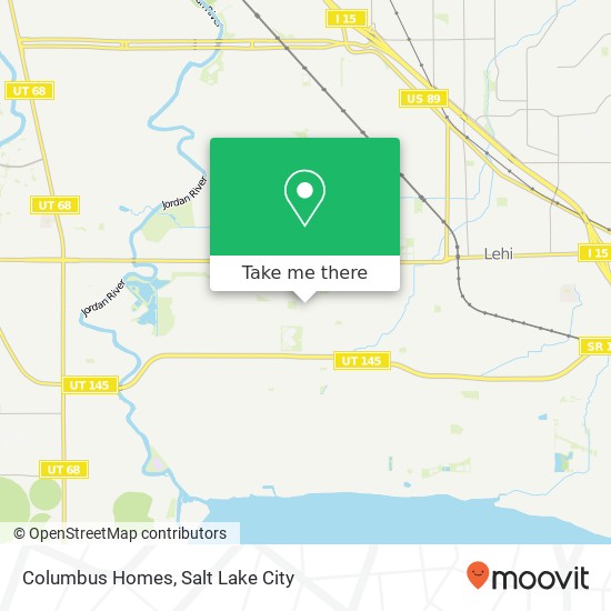 Columbus Homes map