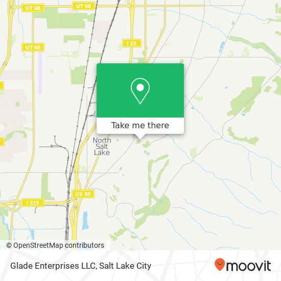 Mapa de Glade Enterprises LLC