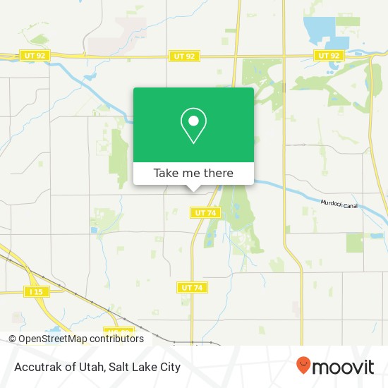 Accutrak of Utah map