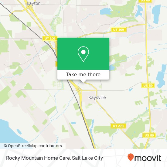 Rocky Mountain Home Care map