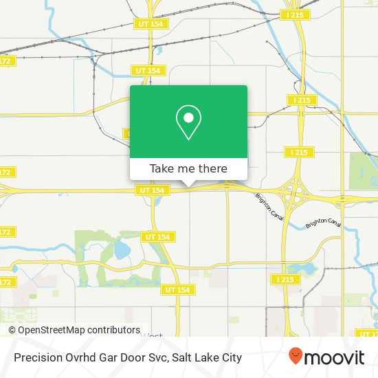 Mapa de Precision Ovrhd Gar Door Svc