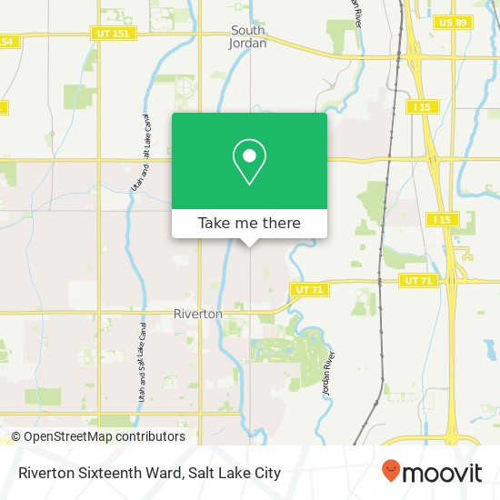 Riverton Sixteenth Ward map