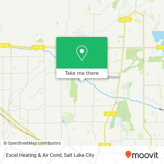 Excel Heating & Air Cond map
