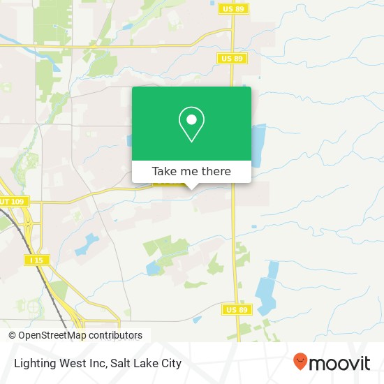 Lighting West Inc map