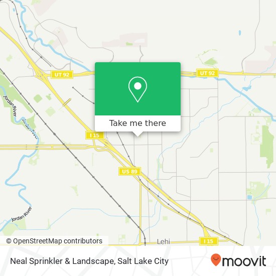 Mapa de Neal Sprinkler & Landscape