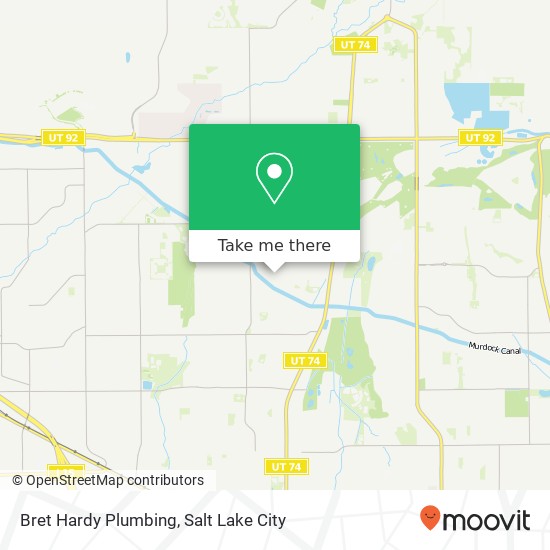 Bret Hardy Plumbing map