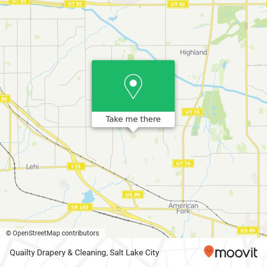 Quailty Drapery & Cleaning map