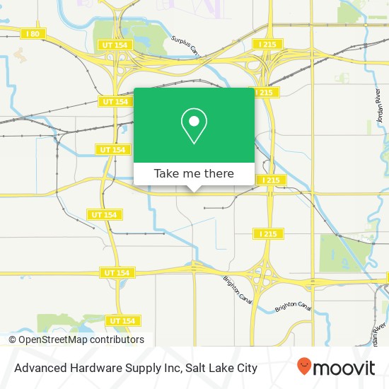 Advanced Hardware Supply Inc map