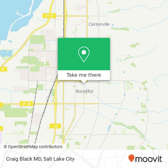 Craig Black MD map