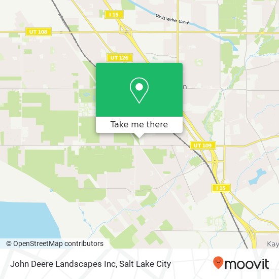 John Deere Landscapes Inc map