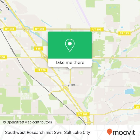 Mapa de Southwest Research Inst Swri