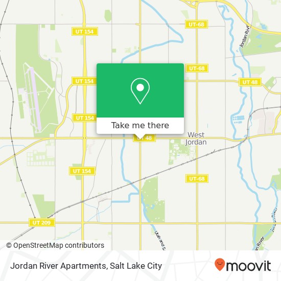 Jordan River Apartments map