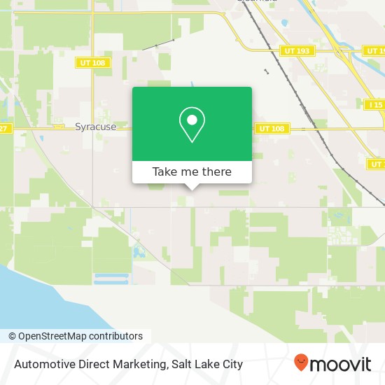 Automotive Direct Marketing map