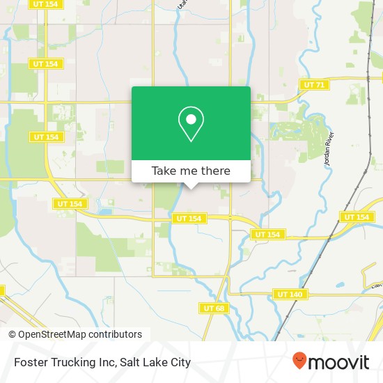Foster Trucking Inc map