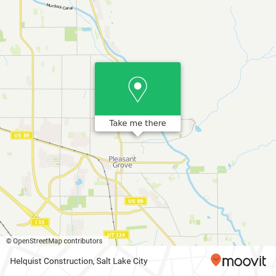 Helquist Construction map