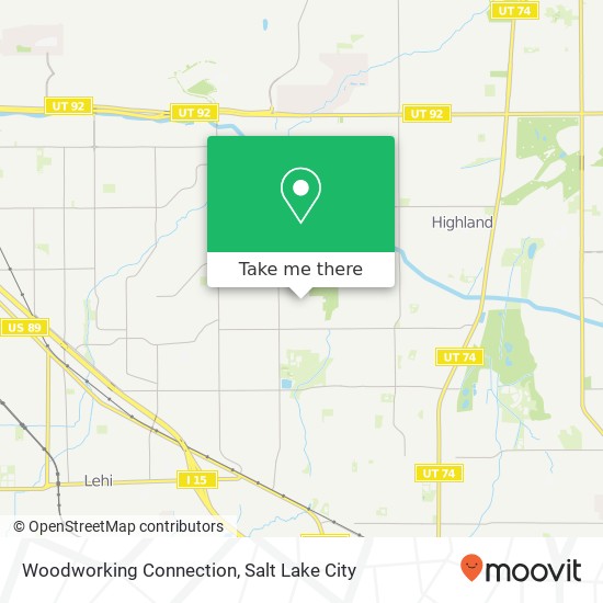 Woodworking Connection map
