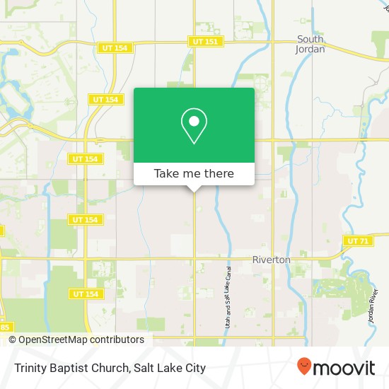 Trinity Baptist Church map
