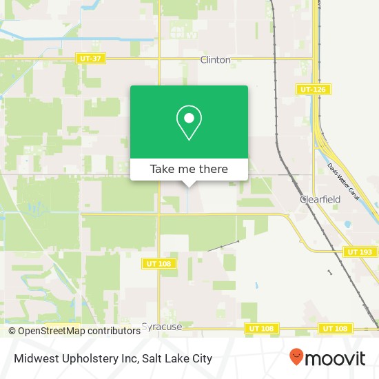 Mapa de Midwest Upholstery Inc