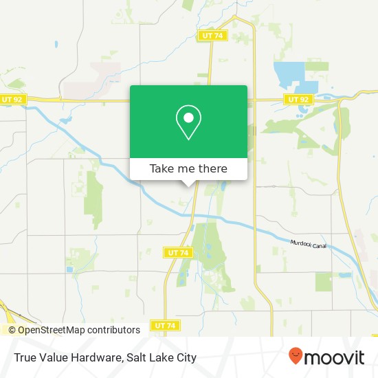 True Value Hardware map