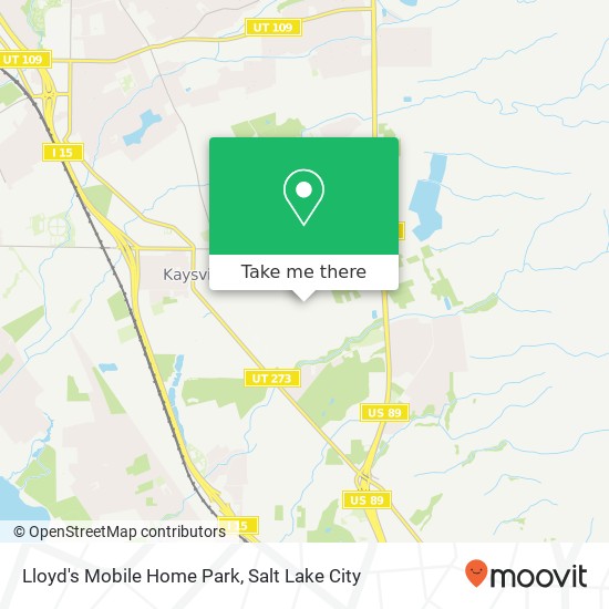 Mapa de Lloyd's Mobile Home Park