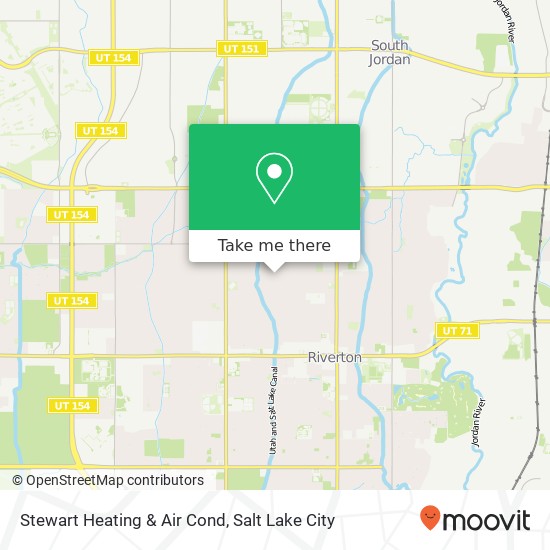 Stewart Heating & Air Cond map