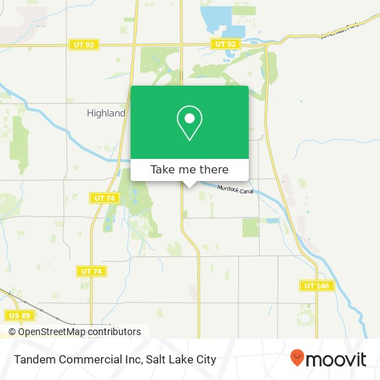 Tandem Commercial Inc map