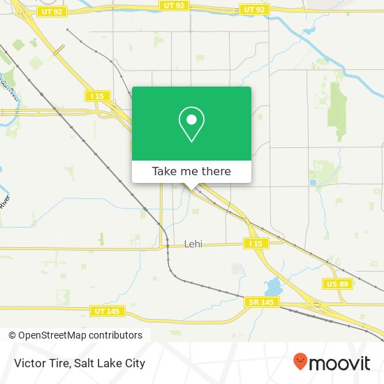 Victor Tire map