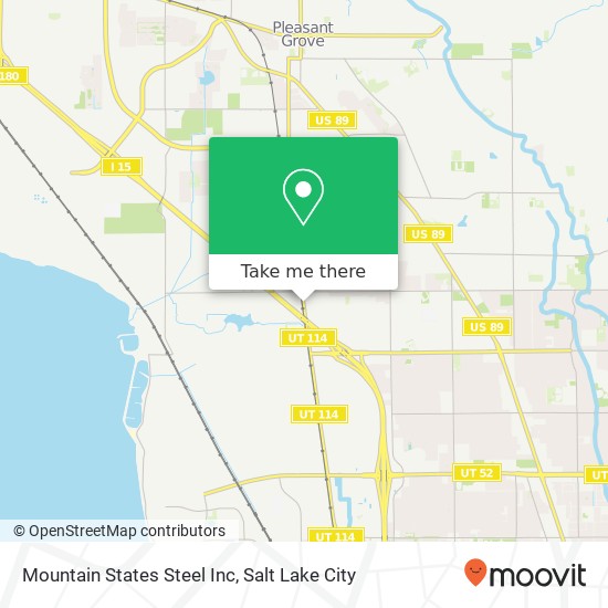 Mountain States Steel Inc map