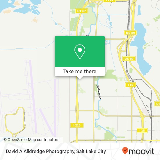 David A Alldredge Photography map