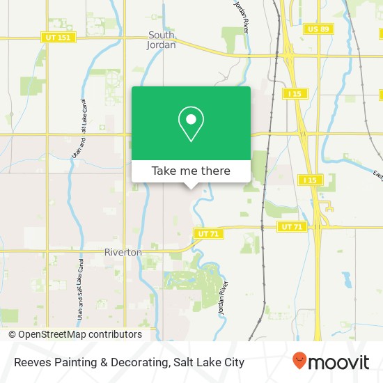 Mapa de Reeves Painting & Decorating