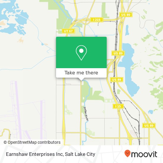 Earnshaw Enterprises Inc map