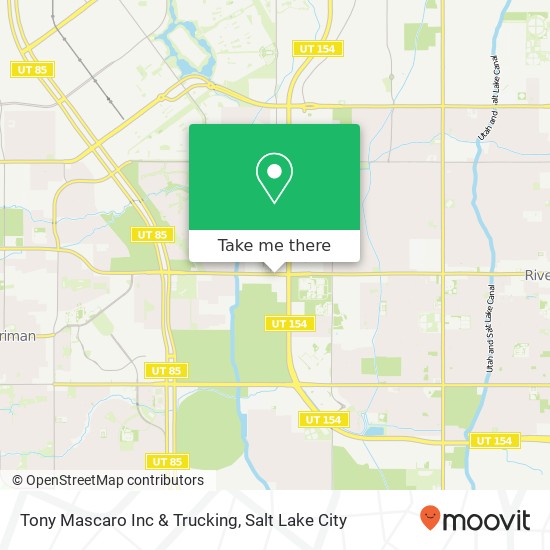 Tony Mascaro Inc & Trucking map