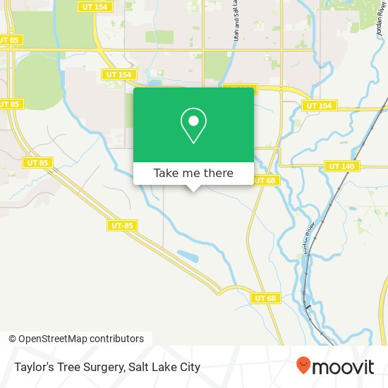 Taylor's Tree Surgery map