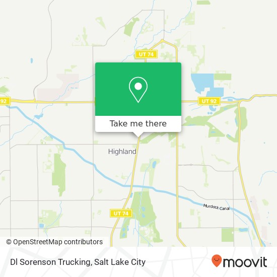 Dl Sorenson Trucking map