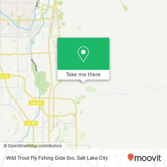 Wild Trout Fly Fshing Gide Svc map