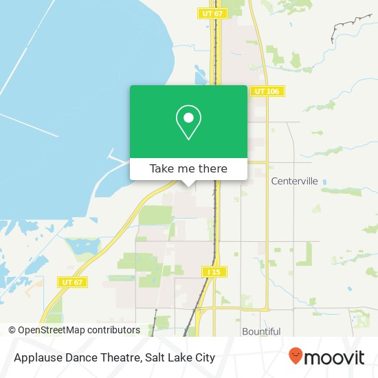 Applause Dance Theatre map