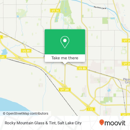 Mapa de Rocky Mountain Glass & Tint