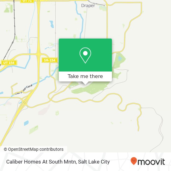 Mapa de Caliber Homes At South Mntn