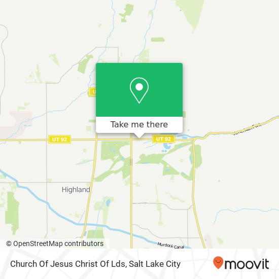 Mapa de Church Of Jesus Christ Of Lds