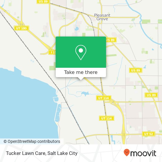 Tucker Lawn Care map
