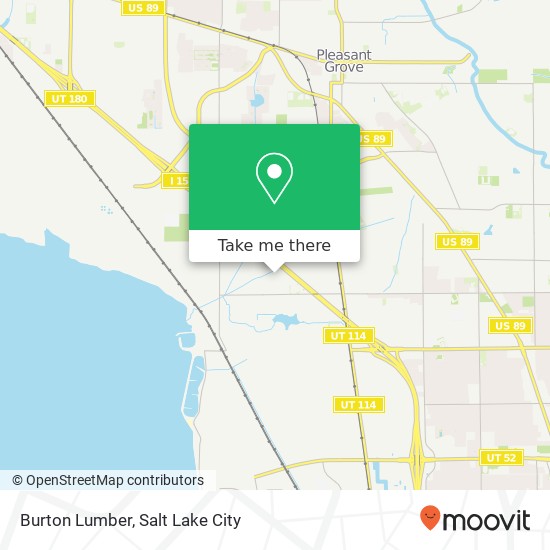 Mapa de Burton Lumber